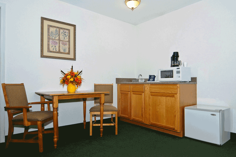 Kitchen Area in Suites